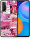 Smartfits Pink Love Back Cover Ροζ (Huawei P Smart 2021)