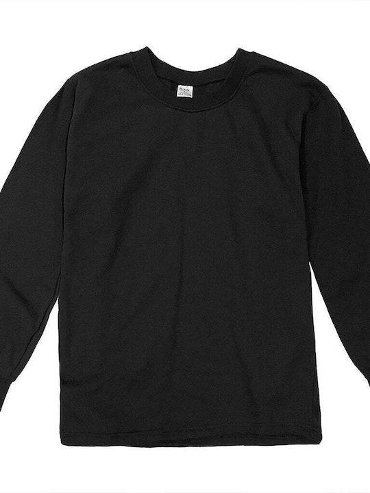 Ustyle Herren Sweatshirt Schwarz