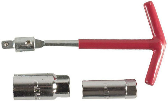 Spark Plug Wrench Swivel with Sockets 16mm and 21mm