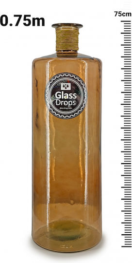Glass Drops General Use Glass Jar with Lid Transparent 25x25cm