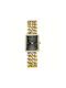 Rosefield Octagon Xs Studio Watch with Gold Metal Bracelet