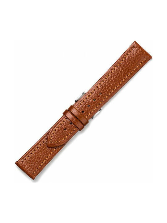 KOSTELO Leather Strap Tabac Brown 18mm