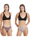 Bamboo Women's Slip 2Pack Pink