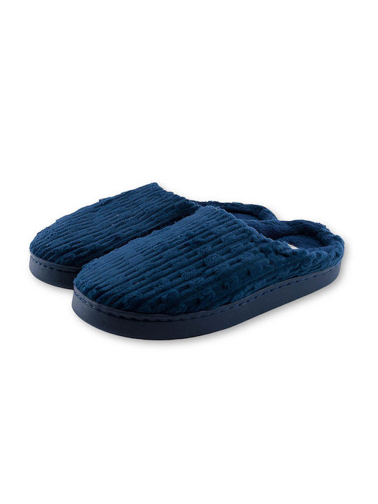 Love4shoes Winter Damen Hausschuhe in Blau Farbe