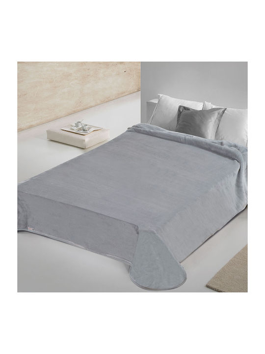 Adam Home 700 Κουβέρτα Βελουτέ Υπέρδιπλη 240x260εκ. Grey