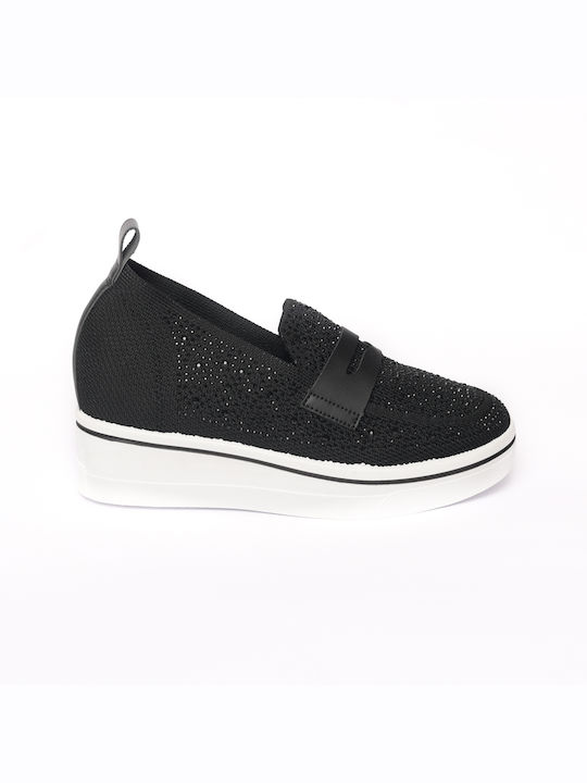 Malesa Damen Sneakers Schwarz