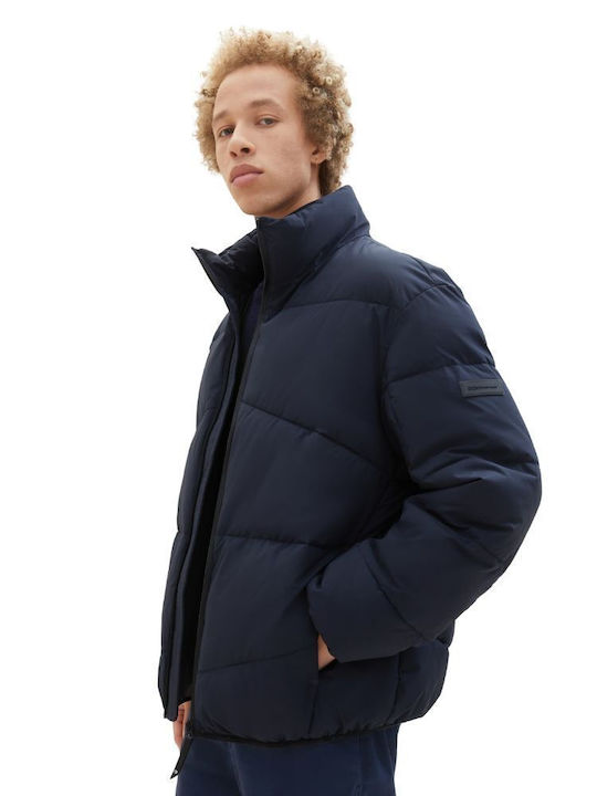 Tom Tailor Winter Jacket Puffer Navy Blue