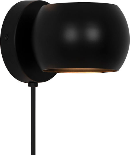 Nordlux Modern Lamp Wall with Socket G9 Black 13x13x11cm