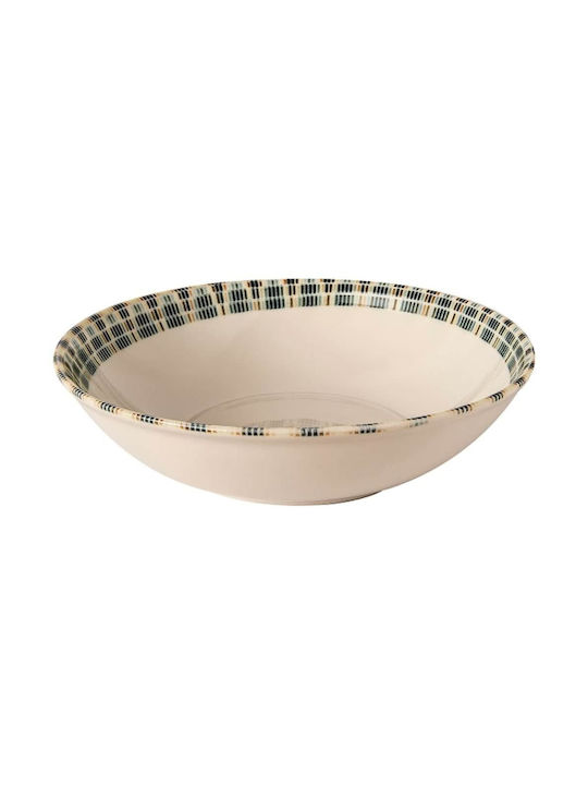 GTSA Salatieră din Porțelan Multicoloră 23x23x6.3cm 1buc