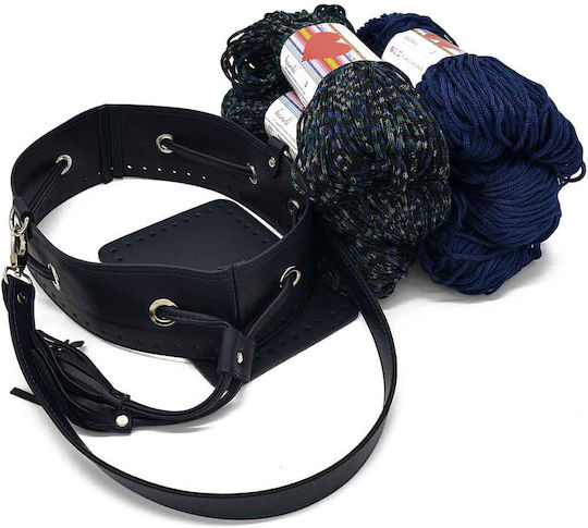 Handibrand Bottom for Knitted Bag Blue