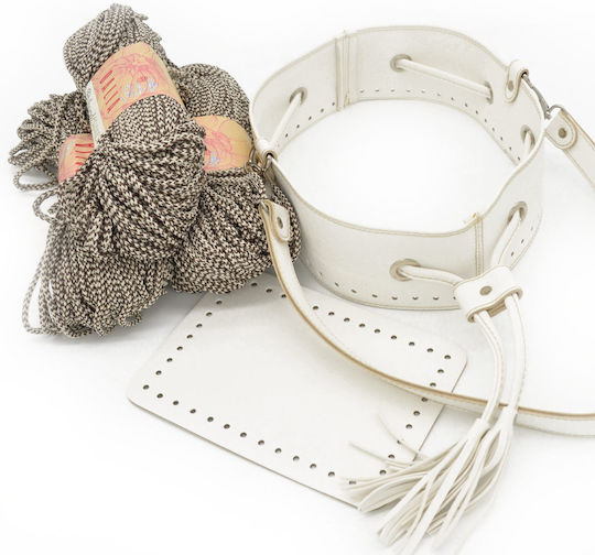 Handibrand Bottom for Knitted Bag White