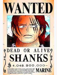 Abysse Poster Wanted Shanks 52x38cm Abysse Poster Wanted Shanks 52x38cm