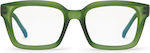 Nordic Vision Esmeralda Reading Glasses +2.50 in Green color Esmeralda