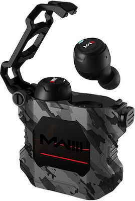 OTL 4G MW3 In-ear Bluetooth Handsfree Earphones with Charging Case Black Camo