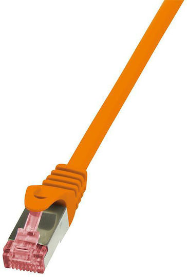 LogiLink U/UTP Cat.6a Кабел за Ethernet мрежа 1.5м Оранжев 1бр
