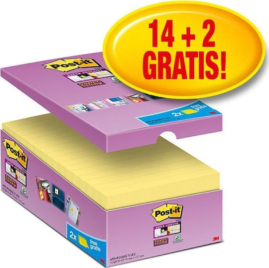 Post-it Selbstklebende Notizblöcke in Würfelform Gelb Notes