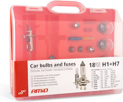 AMiO Lamps Set H1 / H7 / C5W 55W