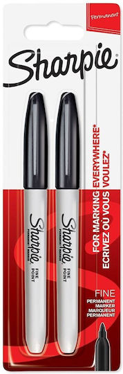 Sharpie Pen Whiteboard Markers 0.9mm Black 2pcs