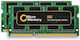 CoreParts DDR3 16GB RAM με 2x8GB Modules και Ταχύτητα 1600 για Laptop