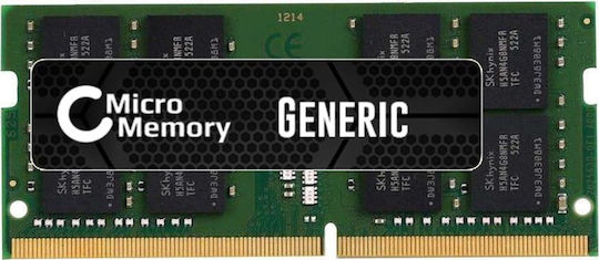CoreParts 16GB DDR4 RAM mit Geschwindigkeit 2666 für Laptop