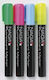 Naga Μαρκαδόροι Υπογράμμισης Fluorescent 10mm Σετ 4 χρώματα