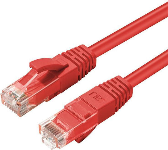 Microconnect U/UTP Cat.6a (Gigabit) Καλώδιο Δικτύου Ethernet 5m Κόκκινο