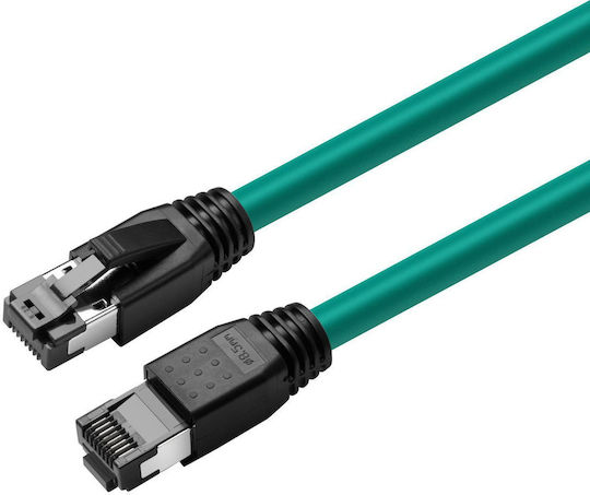Microconnect S/FTP Cat.8.1 Καλώδιο Δικτύου Ethernet 1m Πράσινο