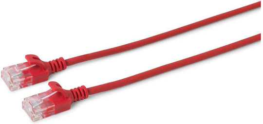 Microconnect U/UTP Cat.6a (Gigabit) Καλώδιο Δικτύου Ethernet 5m Κόκκινο
