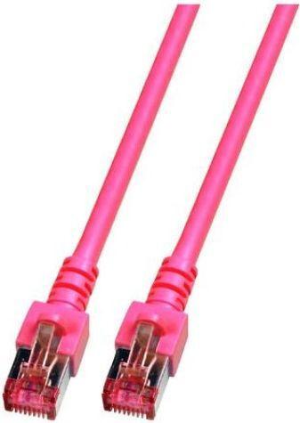 EFB S/FTP Cat.6 (Gigabit) Καλώδιο Δικτύου Ethernet 0.5m Ροζ