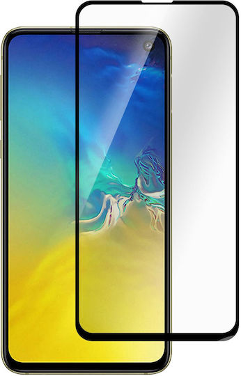 eSTUFF Full Glue Full Face Tempered Glass Black (Galaxy S10e)