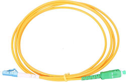 Extralink Optical Fiber LC/UPC-SC/APC 2m Yellow Extralink Optical Fiber LC/UPC-SC/APC 2m Yellow