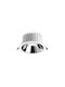 Nowodvorski Round Metallic Recessed Spot with Integrated LED and Warm White Light White 1pcs