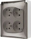 Kontakt-Simon Power Socket Transparent 1pcs