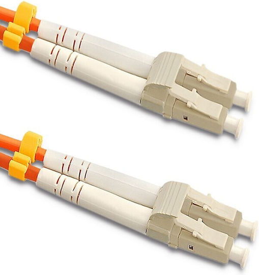 Qoltec Qoltec Optical Fiber Cable LC/UPC-LC/UPC 5m Orange