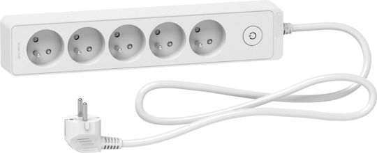 Schneider Electric Steckdosenleiste 5 Positionen mit Kabel 1.5m