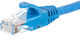 Netrack U/UTP Cat.6 (Gigabit) Καλώδιο Δικτύου Ethernet 0.25m Μπλε