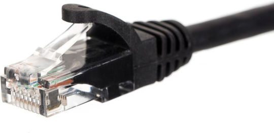 Netrack U/UTP Cat.5e Ethernet Network Cable 0.5m Black 1pcs