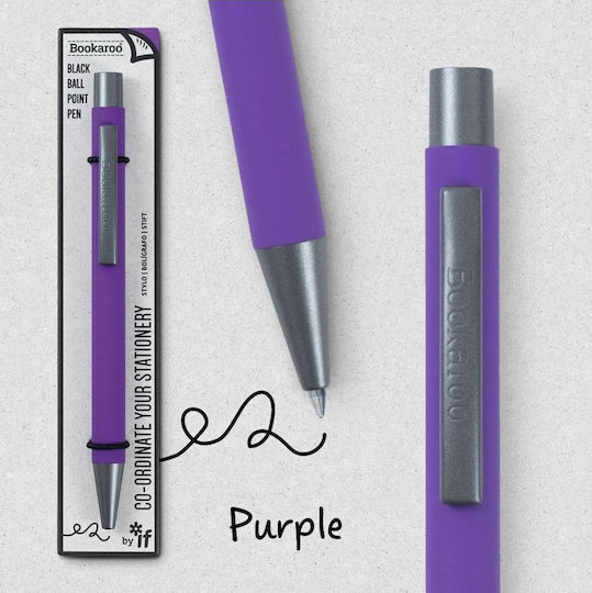 IF Pen Ballpoint Purple with Purple Ink 43104