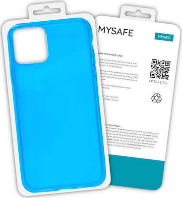 Mysafe Umschlag Rückseite Blau (iPhone 11)