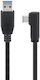 Microconnect USB 2.0 Cable USB-C male - USB-A Black 0.5m (USB3.1CA05A)