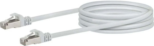 Schwaiger S/FTP Cat.6 (Gigabit) Καλώδιο Δικτύου Ethernet 1m Λευκό