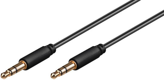 Microconnect Audio Cable 3.5mm Male - 3.5mm Male Black 1.5m AUDLL1.5