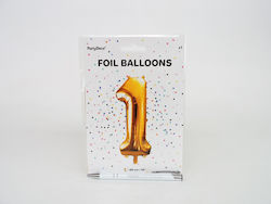 Number 1 Gold 86cm Balloon "1"