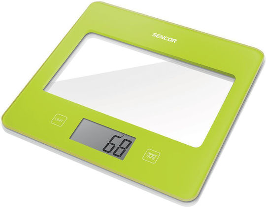 Sencor Ψηφιακή Ζυγαριά Κουζίνας έως 5kg Green