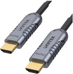 Unitek HDMI 2.1 Cable HDMI male - HDMI male 80m Black