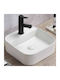 Tema Countertop Sink Porcelain 40x40x11cm White