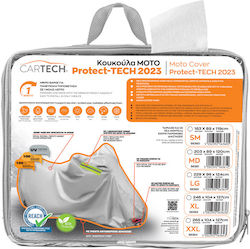 Cartech Κουκούλα Μηχανής Αδιάβροχη Large Μ229xΠ99xΥ124εκ.