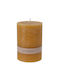 Scented Candle Jar Yellow 1pcs