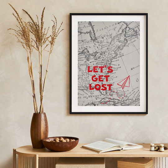 Let’s Get Lost Рамка Хартиен 30x40см