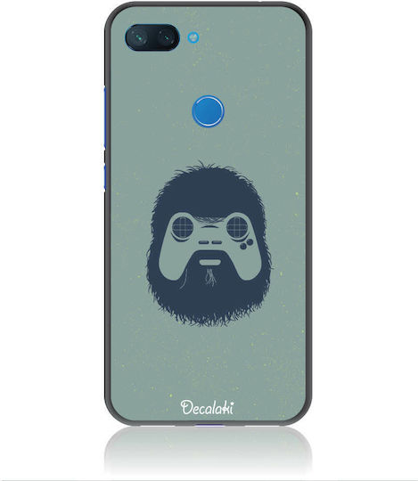 Game Face On Back Cover Σιλικόνης Πολύχρωμο (Xiaomi Mi 8 Lite)